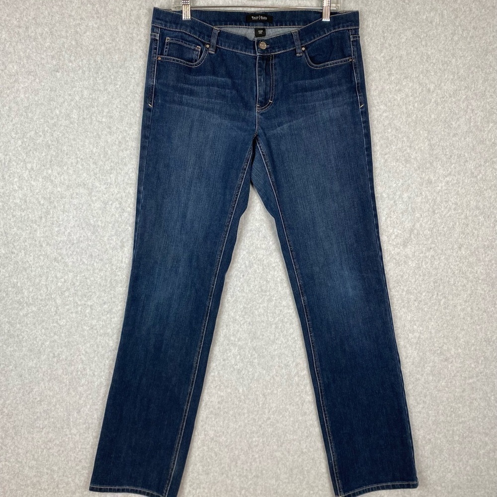 White House/Black Market Blue Jeans Noir 12L